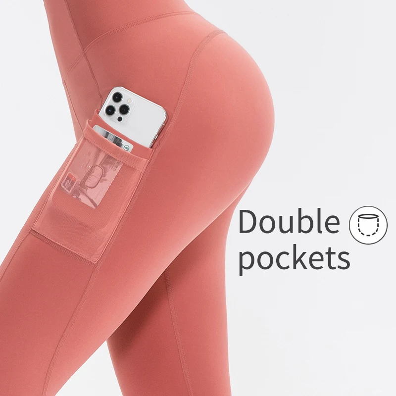 High Waist Women's Pants Workout Running Fitness Leggings Seamless Gym Sport Clothing Elastic Hip Up Yoga Pants Female Tights