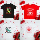 Забавная детская футболка на День святого Валентина для мальчиков с надписью Sorry Ladies Mom Is My Valentine одежда с короткими рукавами для маленьких мальчиков детская праздничная одежда