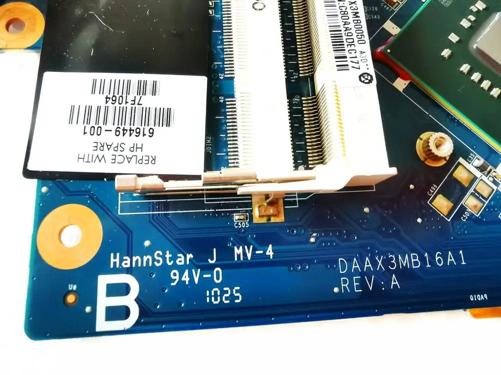 Оригинальная материнская плата для ноутбука HP G62 GL40 DAAX3MB16A1 616449 001 протестирована