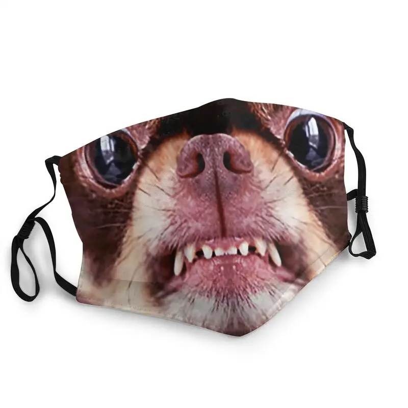 

Chihuahua Dog Reusable Mouth Face Mask Men Puppy Mask Anti Haze Dust Protection Cover Respirator Muffle
