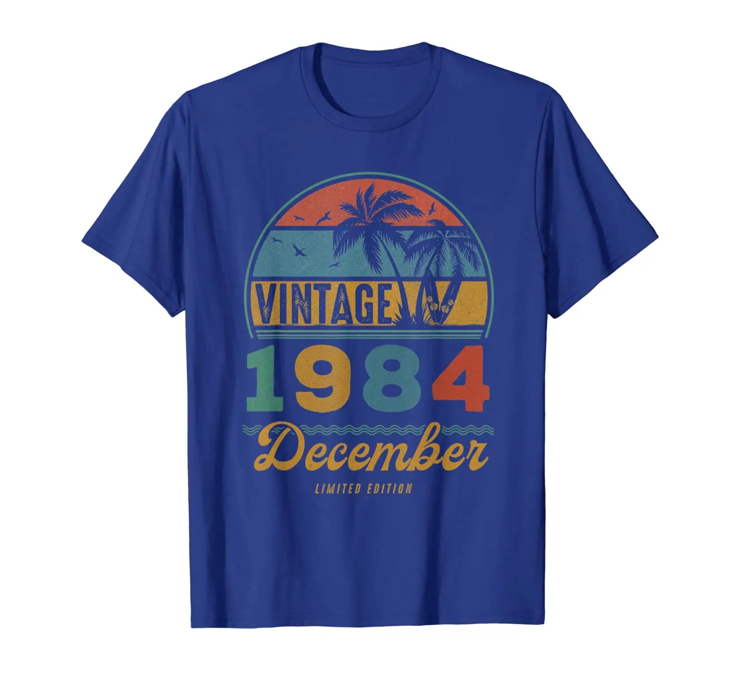 

December Vintage 1984 Tshirt 35th Birthday Summer Gifts