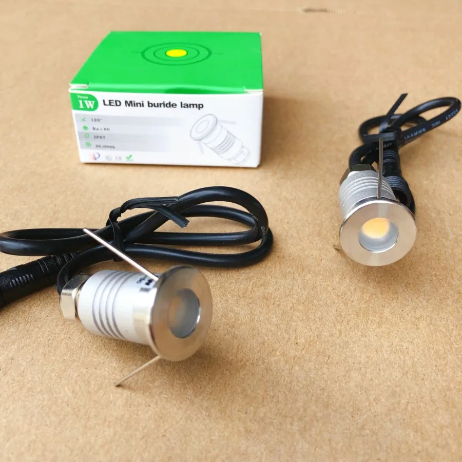 Светодиодный палубный светильник 12 в 1 Вт водонепроницаемый утопленный