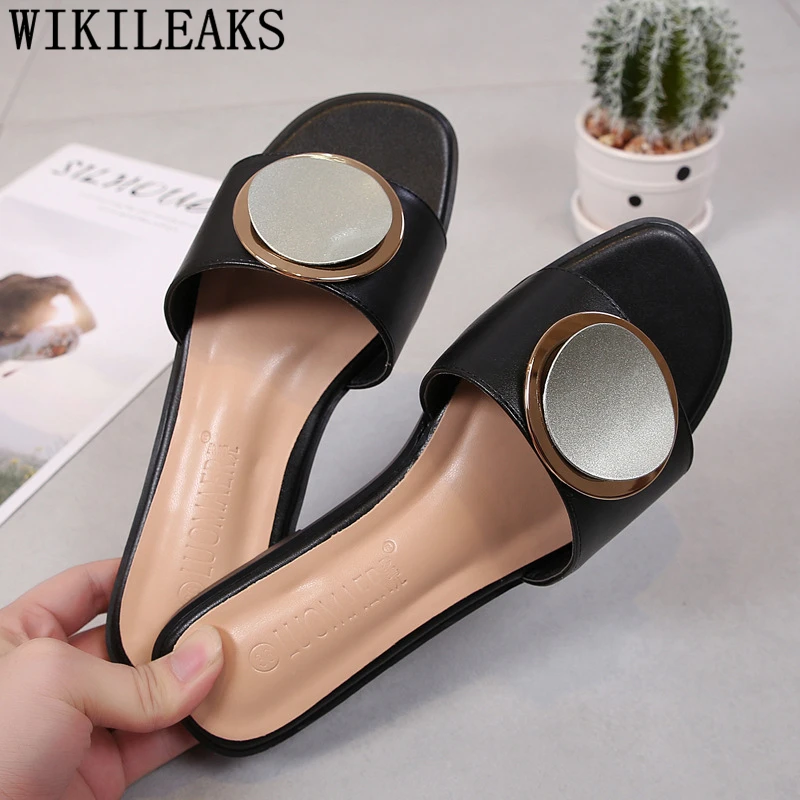 Сланцы женские пляжные роскошные дизайнерские шлепанцы летняя модель 2021 | Обувь