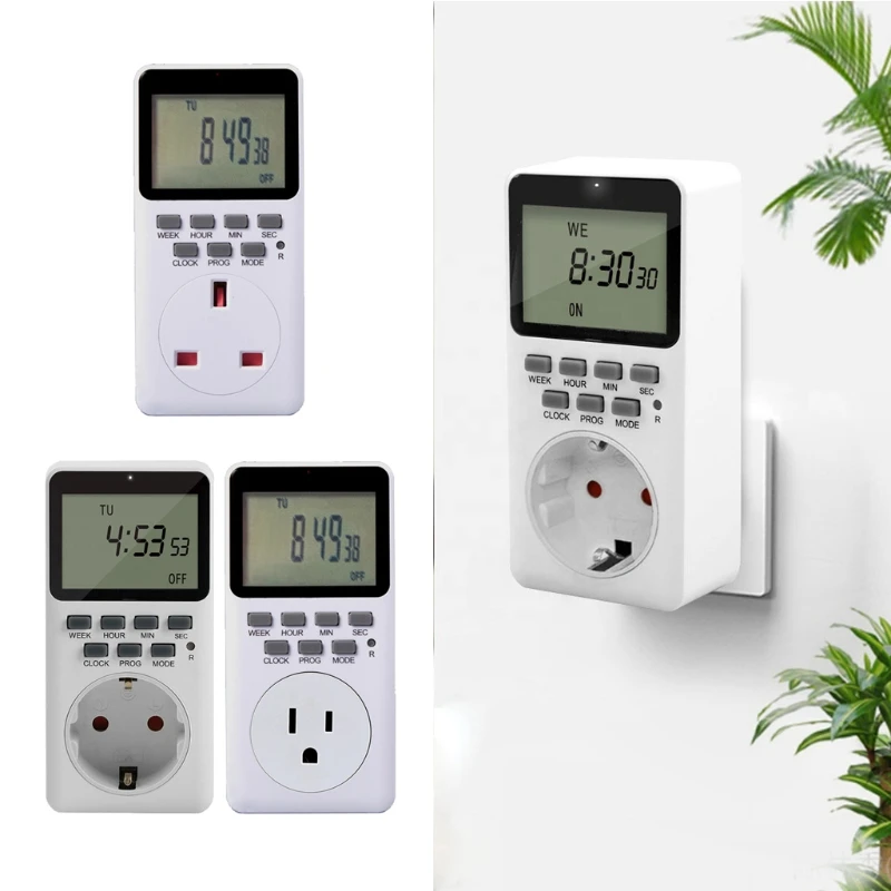 

Outlet Timer, Digital Programmable TimerHeavy Duty Smart Indoor Timer