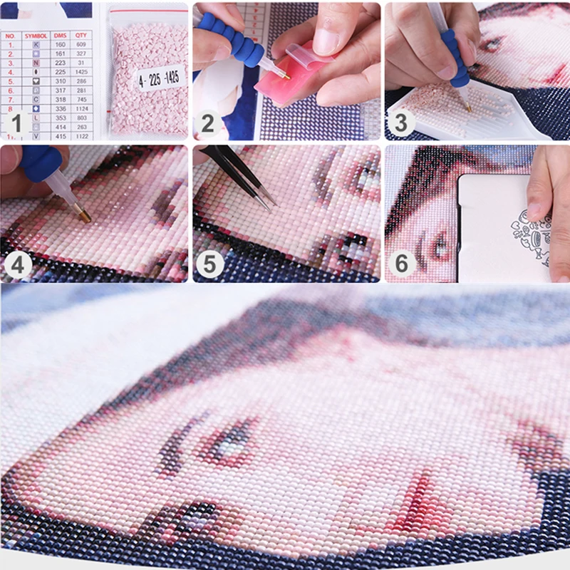 Алмазная картина с животным волком лисой 5d Diy мозаика полностью квадратная