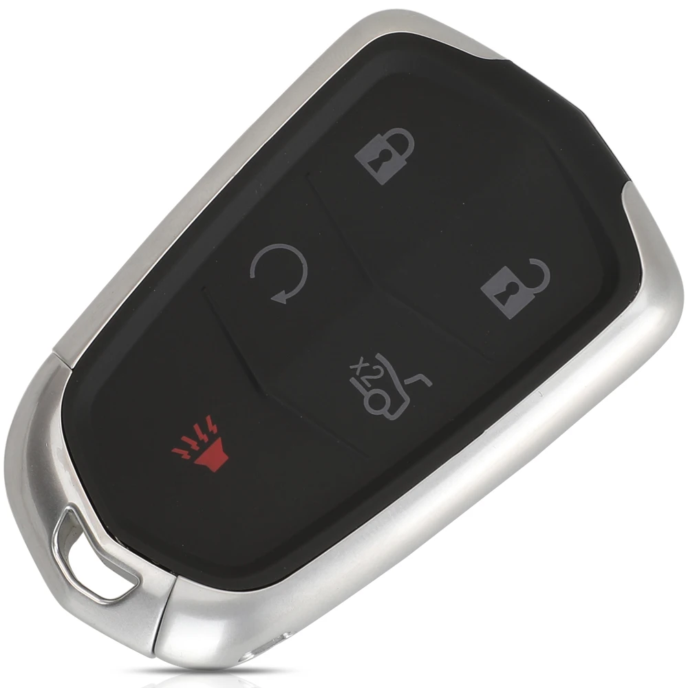 

Jingyuqin 3/4/5/6 кнопочный умный пульт дистанционного управления автомобильный ключ оболочка чехол Брелок для Cadillac SRX CTS ATS XTS Escalade ESV со вставным ключом