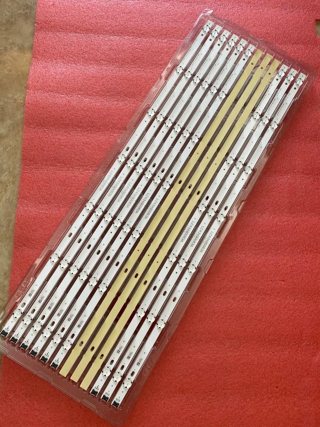 Новые 3 шт/комплект 7 светодиодный 830 мм полосы подсветки для LG 43UJ651V 43UJ701V 43UJ65_UHD_L