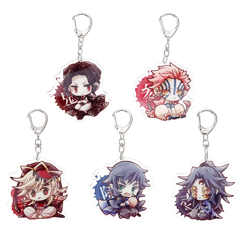 Брелок для ключей из аниме рассекающий демонов милая акриловая подвеска косплея
