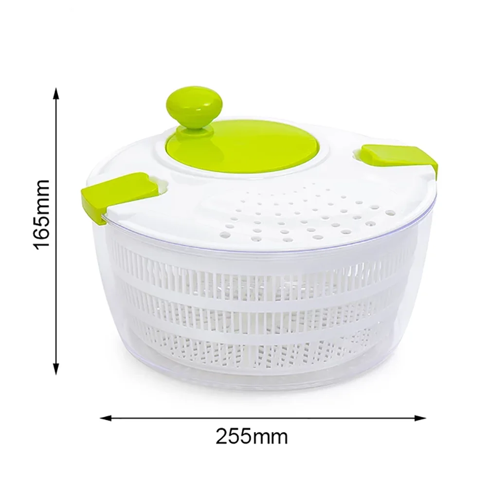 

Salad Spinner Kitchen Accessory Tools Salad Mixer Plastic Manual for Fuit&Vegetable