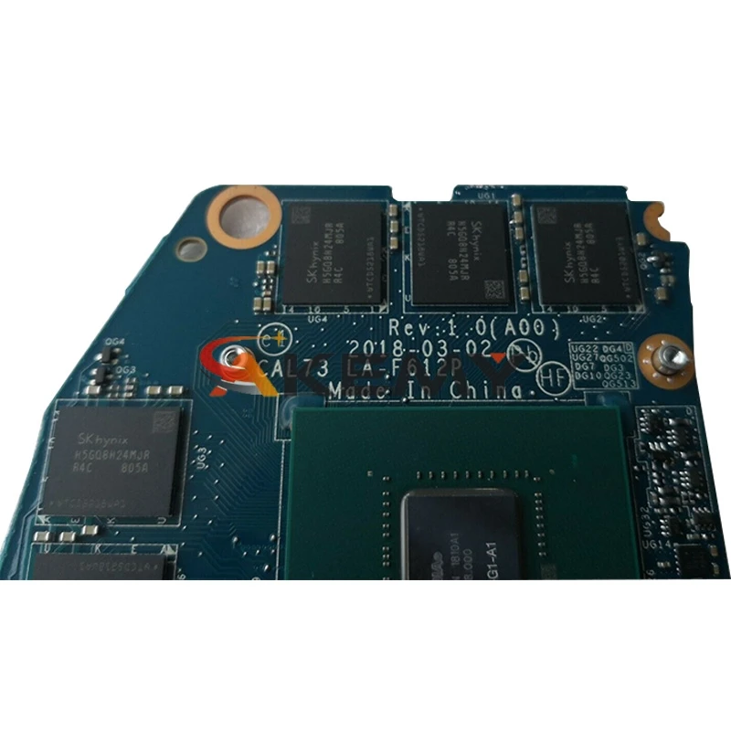 Preise LA-F612P Laptop Motherboard For DELL G3 17-3779 Original Mainboard I5-8300H GTX1060-6GB