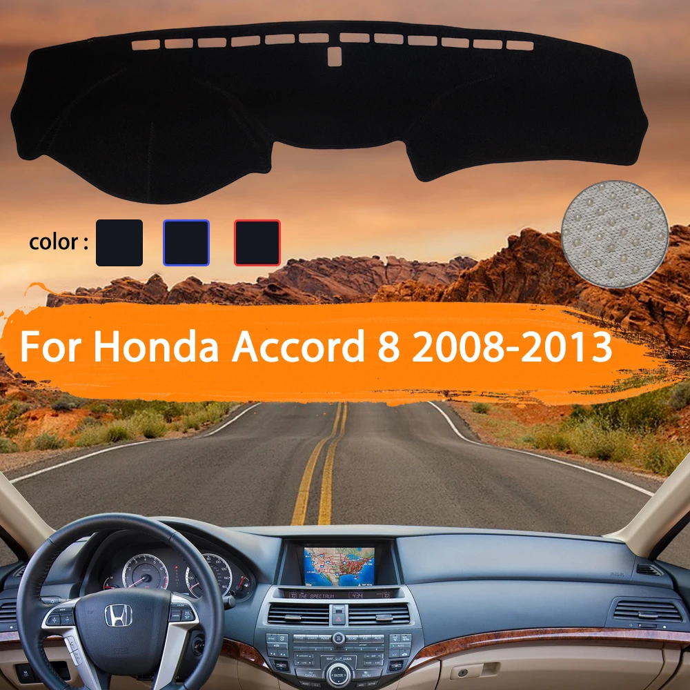 

For Honda Accord 2008~2013 Car Dashboard Cover Dash Mat Dashmat Dash Board Pad Sun Shade Carpet Car Styling 2009 2010 2011 2012