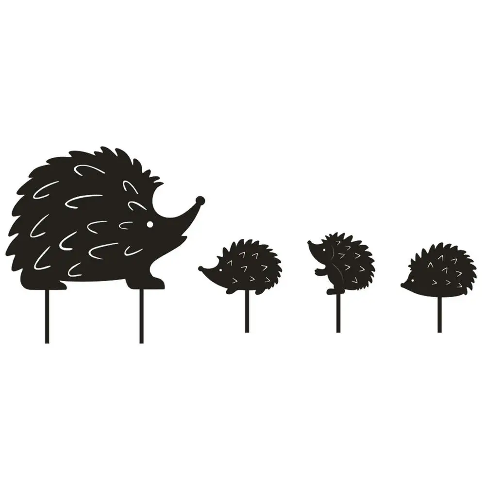 

Garden Decoration Hedgehog Wrought Iron Metal Hollow Ornament Creative Animal Landscape Stake Yard Arts Crafts