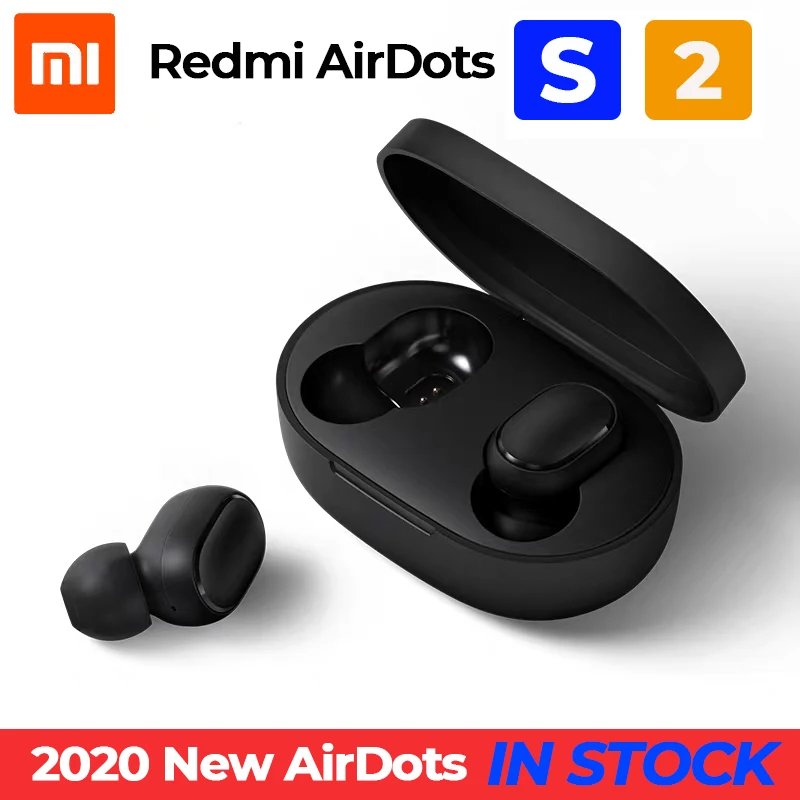 В наличии 2020 новые Xiaomi Redmi AirDots S левый правый режим с низким задержкой Mi 2 TWS Bluetooth