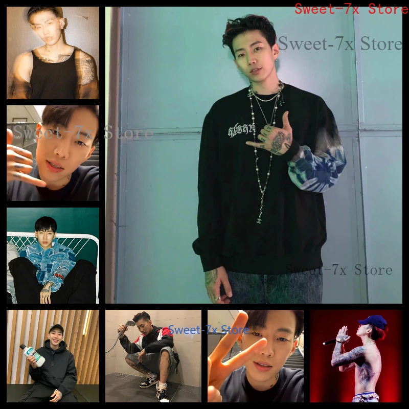 

South Korean Handsome Rapper Canvas Painting Art Nordic Posters and Prints Wall Pictures for Living Room Decoration Frameless