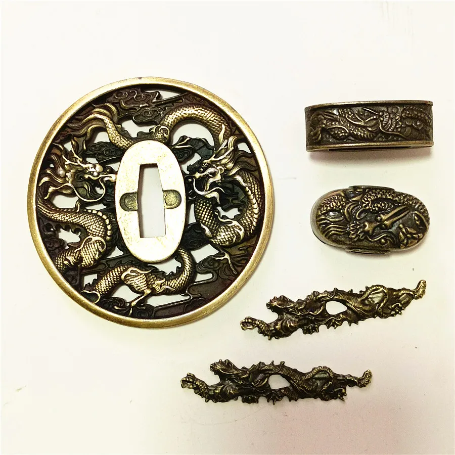 Японский самурайский меч катана/вакидзаси/комплект аксессуаров для защиты