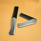 Новинка 1 шт. металлическая пластиковая Высококачественная Мужская женская красота ручной работы складной карманный зажим для волос Расческа для усов и бороды кисти