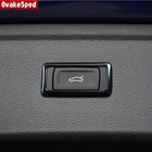 Кнопка переключателя багажника из нержавеющей стали рамка декоративная крышка отделка для Audi Q5 FY 2018-2020 Стайлинг автомобиля аксессуары для интерьера