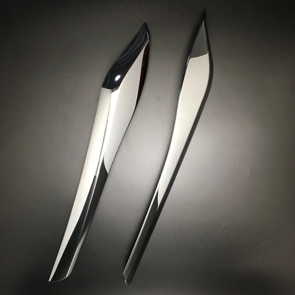 Accessories NEW! 2PCS ABS Chrome Auto Front Grille Cover Trim FOR Toyota Camry XV70 L LE XLE 2017 2018 Car styling | Автомобили и