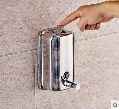 Настенный дозатор жидкого мыла 500/800/1000 мл|bathroom accessories|bathroom wall accessoriesstainless bathroom