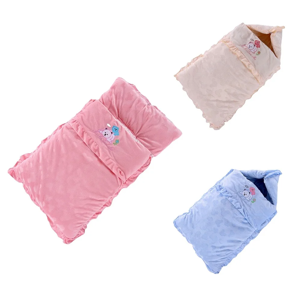 Осенне зимний утепленный мягкий удобный спальный мешок для новорожденных