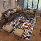 Ковер и ковер для гостиной в персидском стиле, кофейный столик для спальни, кабинет в Марокко, нескользящий коврик, домашний декор, винтажные коврики