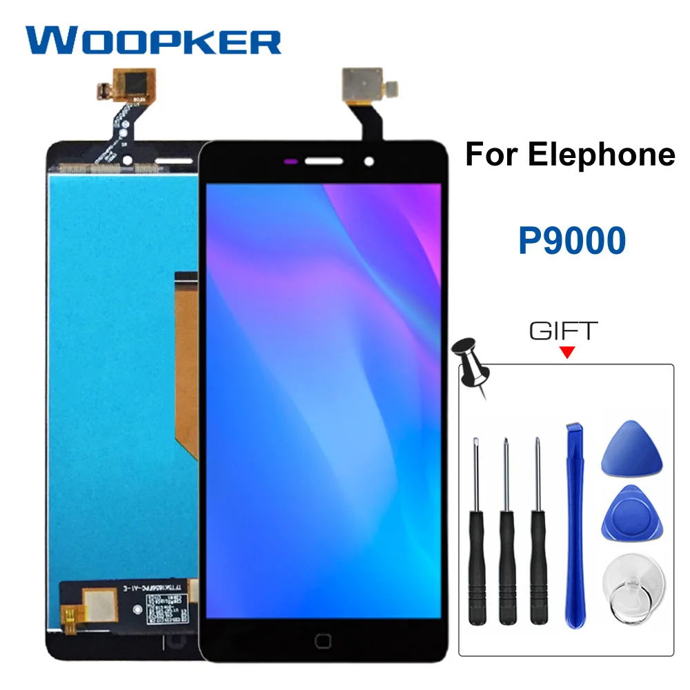 Оригинальный тачскрин аналагово Экран для Elephone P9000 ЖК дисплей Дисплей сборки