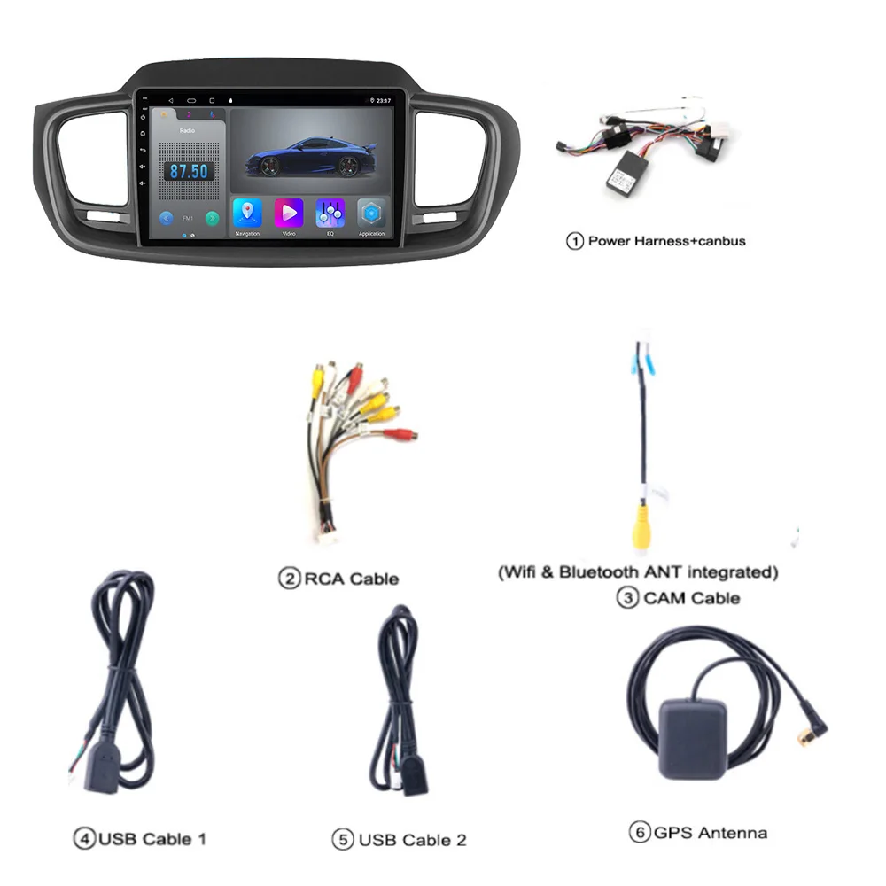 

Car Multimedia Android 10 For KIA Sorento 2015-2019 10.1 Inch Screen Gps Navigation Stereo Radio Video Player Auto Head Unit