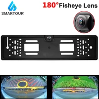 180%c2%b0 fisheye hd european car number license plate frame rear view camera night vision reverse backup parking cam auto accessory