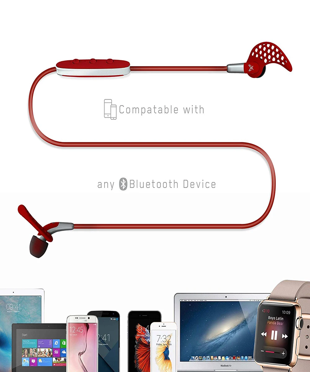 Беспроводные спортивные bluetooth-наушники с поддержкой технологии logitech Jaybird Freedom, Hi-Fi, наушники-вкладыши, Hearset, 8 часов, для Android, huawei