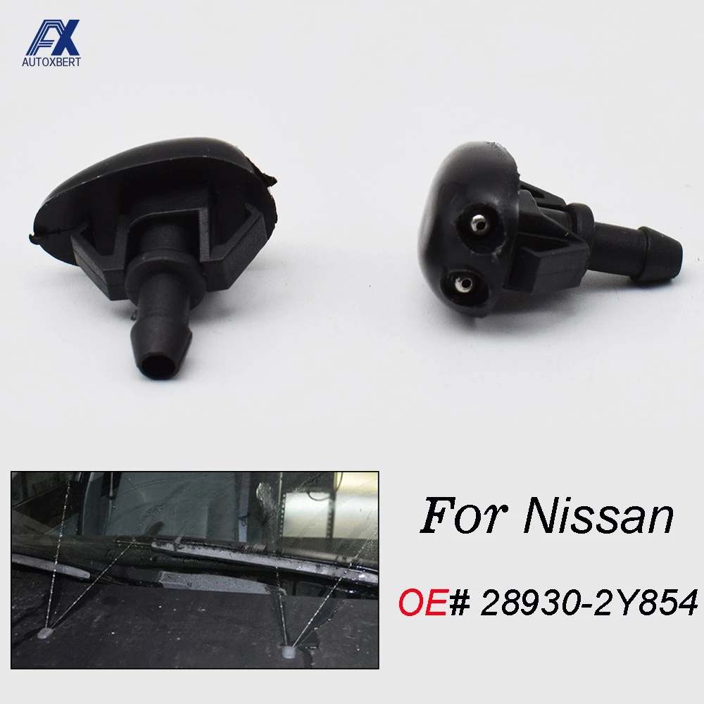 2 шт. форсунки для мойки передних стеклоочистителей Isuzu D Max Nissan Altima L31 Xterra WD22 X Trail T30