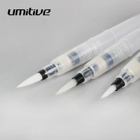 umitive 3pcs water brush ink watercolor calligraphy painting soft brush pen for beginner painting drawing art supplies