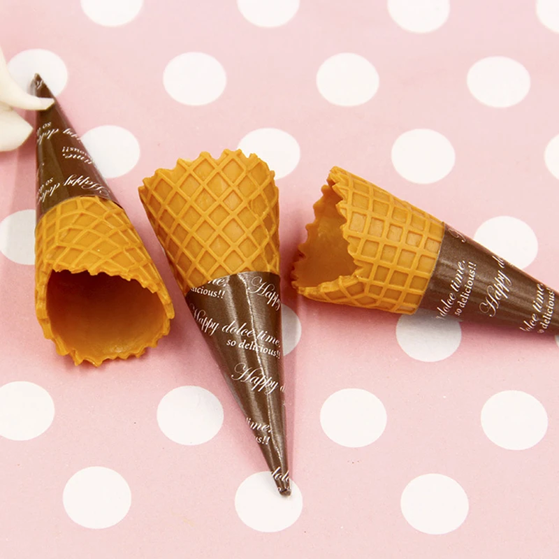 2 шт. конусная игрушка мороженое для детской кухни|Поделки своими руками| |