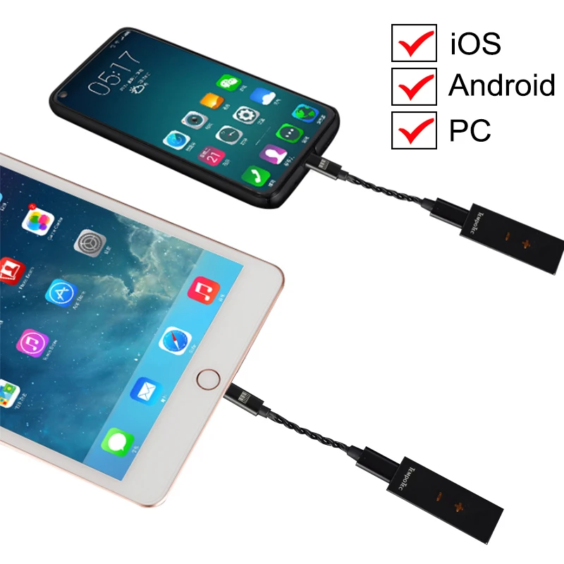 Усилитель для наушников TempoTec Sonata HD Pro Hi Fi USB DAC Type C до 3 5 мм DSD256 iOS Android iPhone ПК
