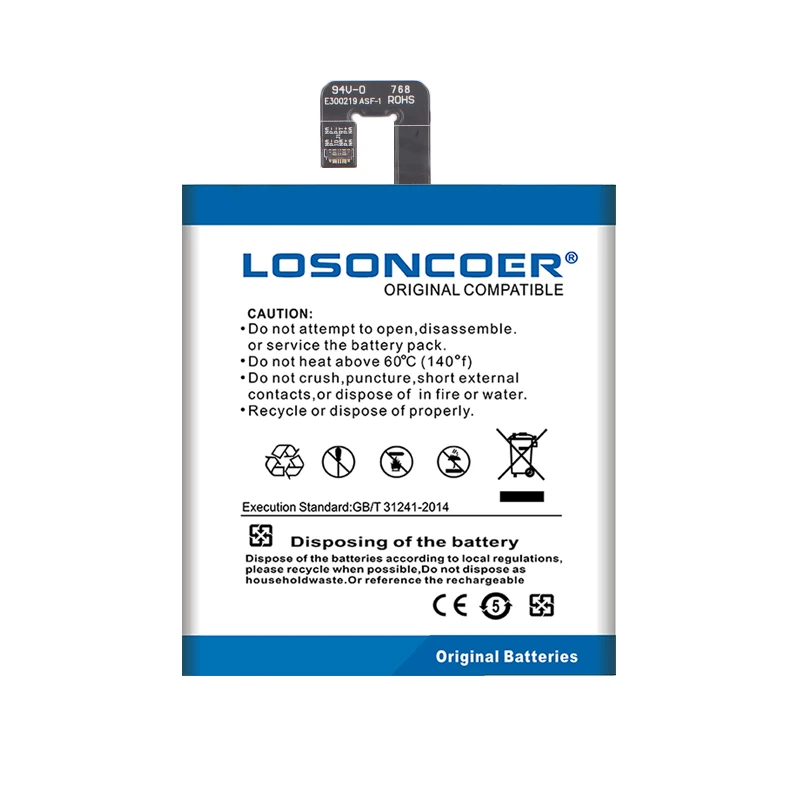 Аккумулятор LOSONCOER для планшетного ПК 4100 мАч L16D1P33 Lenovo Tab 7 0 TAB ТБ 7504N аккумулятор
