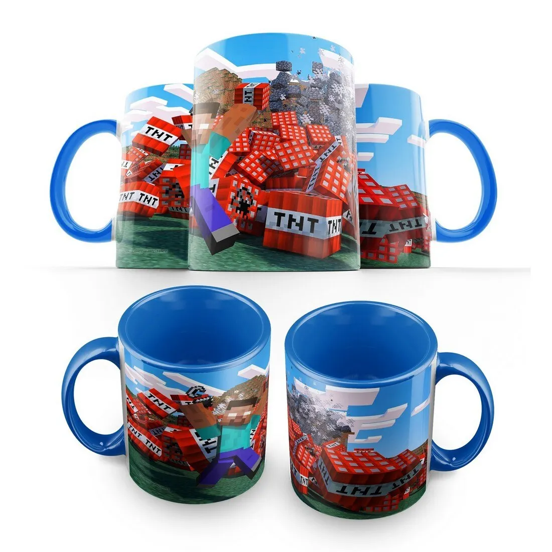 Кружка: Minecraft (майнкрафт стив крипер денджеонс данж) 1-13 | Дом и сад