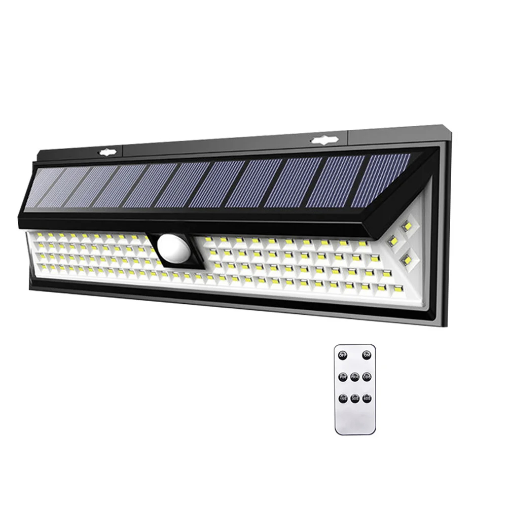 118 Led Солнечный свет наружная Солнечная лампа датчик движения 3 режима Rc Настенный