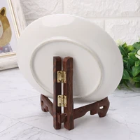 3 7 inch tall wood display stand holder easels for plates photos tea tray 5 size