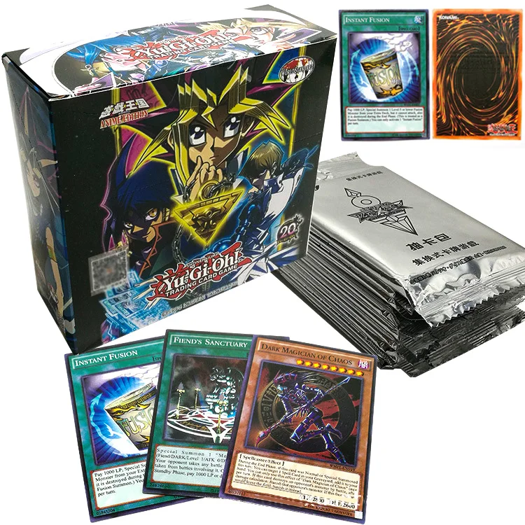 Коллекционные настольные игры Yu Gi Oh на английском языке игрушки для детей 24 шт. 240