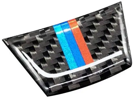 Наклейка на руль из углеродного волокна M образный знак эмблема 3D Автомобильная