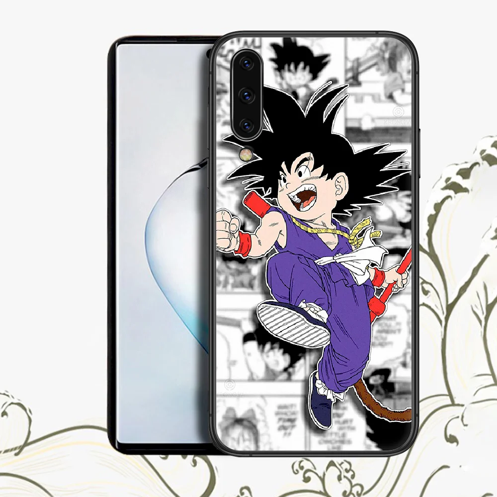 

D-Dragon Ball Anime Goku Samsung Galaxy A 3 5 7 8 10 20 20E 21S 30 30S 21 40 50 51 70 71 80 For Phone Case black Bumper Soft