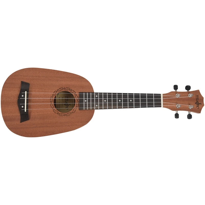 21 zoll 4 saiten ananas stil mahagoni hawaii ukulele uke elektrische bass gitarre für guitarra musical instrumente musik liebhaber free global sh
