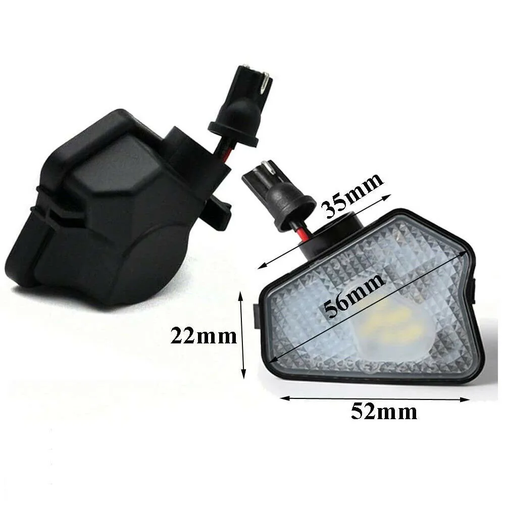 

Error Free Side Under Mirror Light Plug And Play Puddle Lamp Waterproof 1 Pair 12V