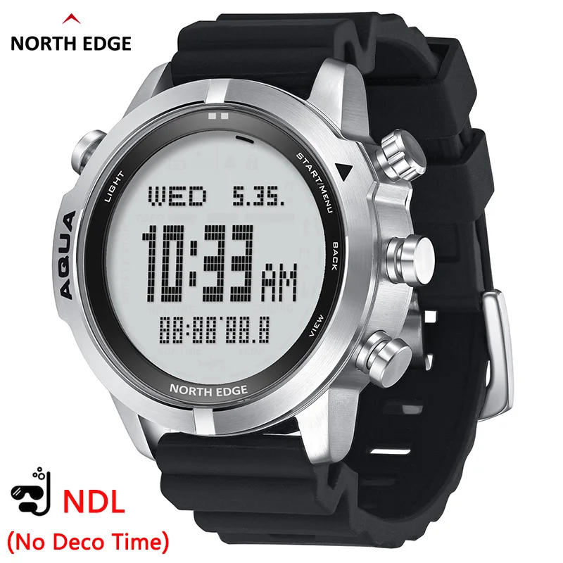 Мужские Профессиональные Компьютерные часы NORTH EDGE для дайвинга NDL (без деко