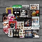 50 шт. новые наклейки для ТВ-шоу друзей, наклейки для американской ТВ-серии, граффити, наклейки для гитары, аксессуары для автомобиля, мотоцикла, водонепроницаемые наклейки