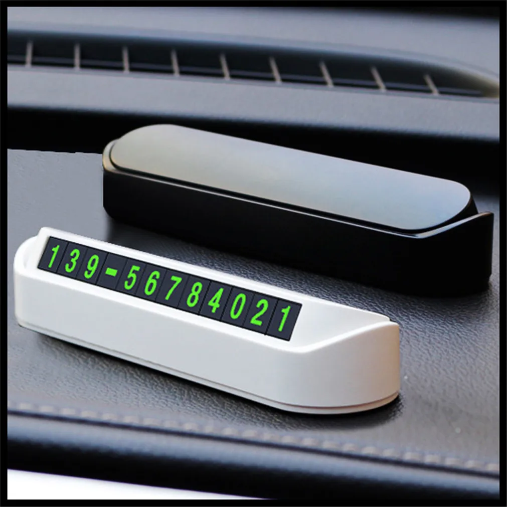 Автомобильный карточка с телефоном для временной парковки номер аксессуары KIA RIO