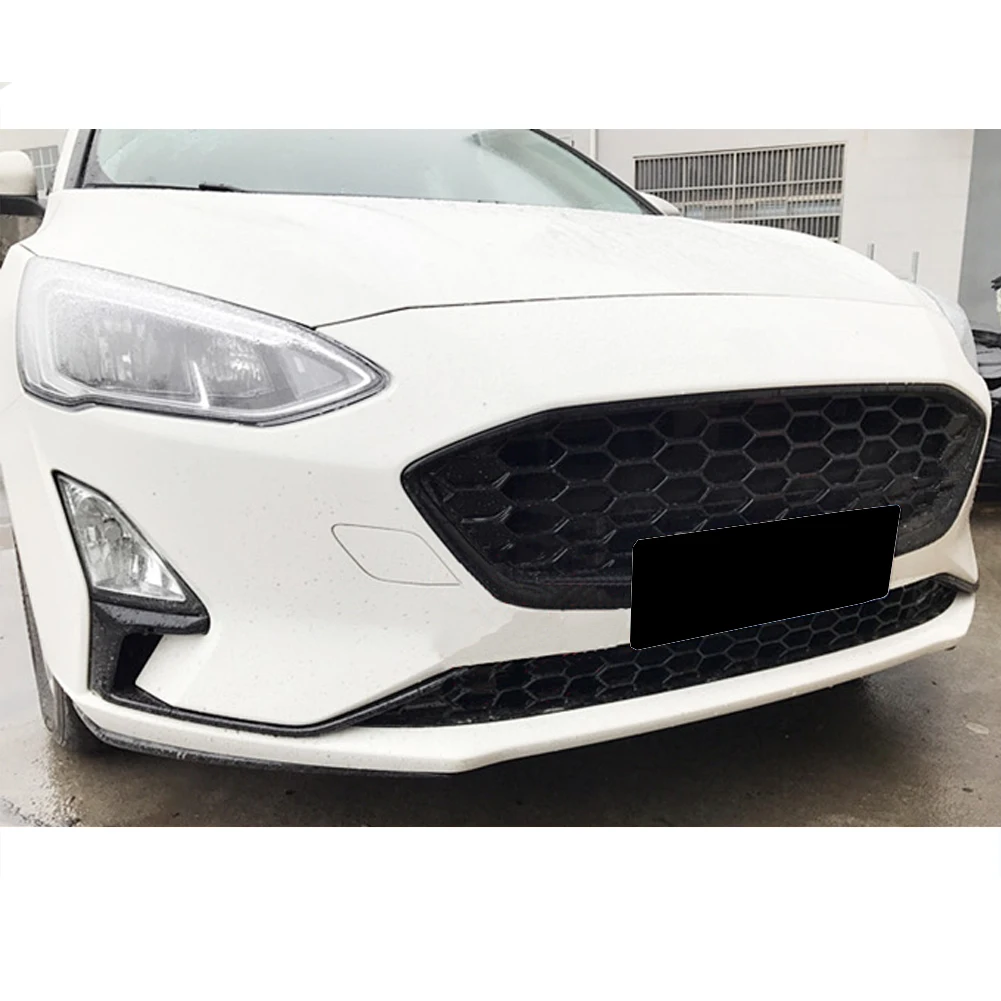 Для Ford Focus гриль бампер Передняя Верхняя Нижняя Gille глянцевый черный