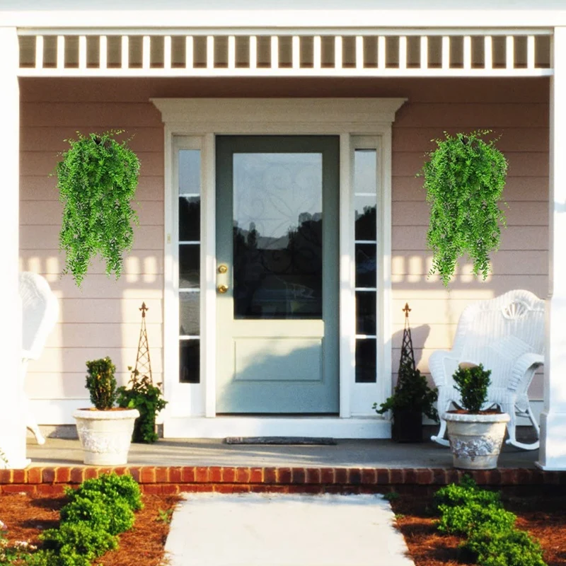 4 шт. искусственные растения лоза Бостон папоротник персидский ротанг зелень