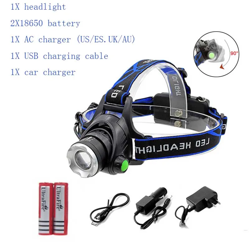 UltraFire 2000 лм Cree XM LT6 Led лампа для фары масштабируемая непроницаемая Передняя