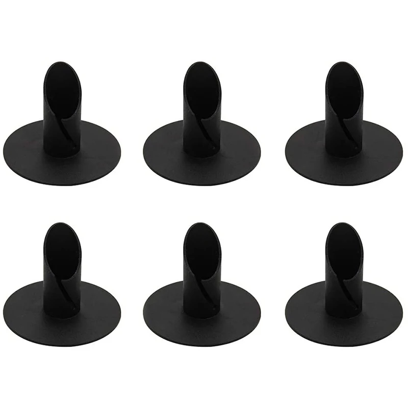 Подсвечники набор из 6 черный подсвечники для свечей свадьбы обеденный стол