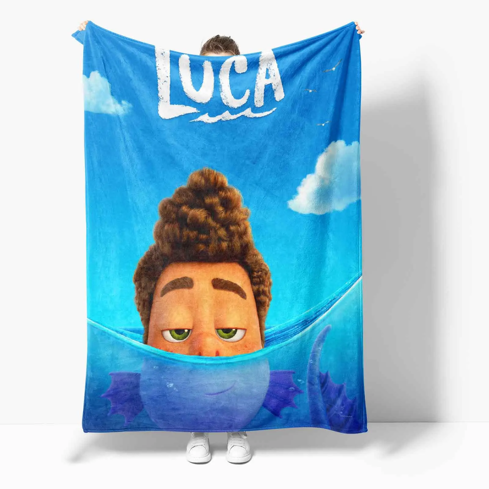 Детское фланелевое одеяло с 3D рисунком из мультфильма лука Альберто |